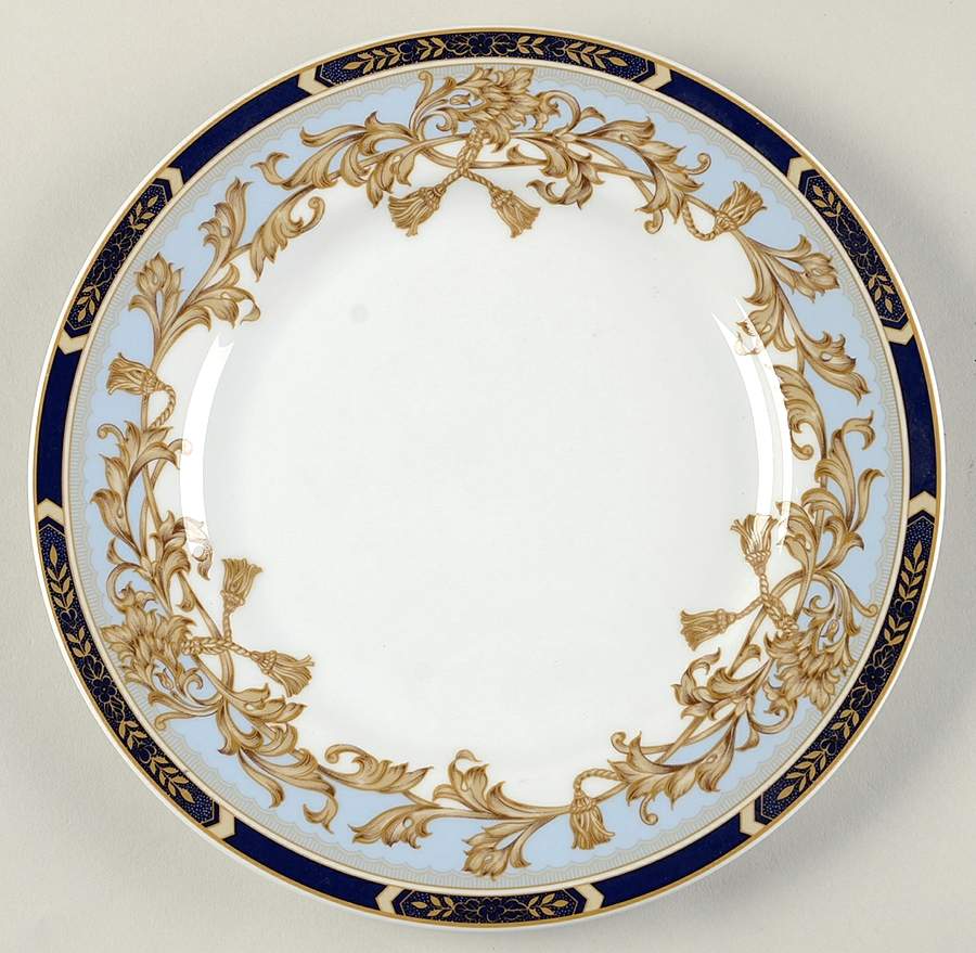 Blue Tassel Salad Plate by Sadek-1