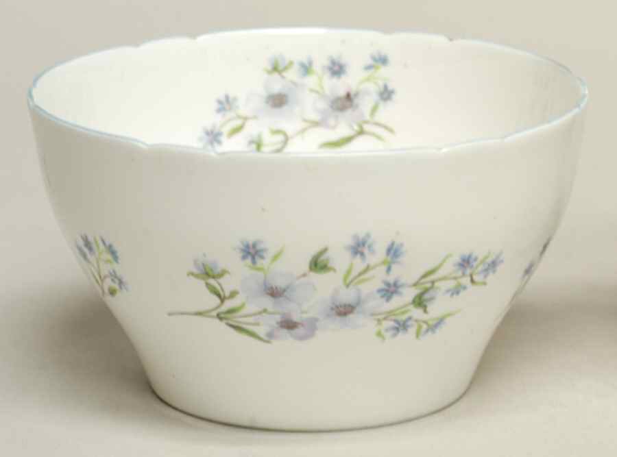 Blue Rock Open Sugar Bowl by Shelley-1
