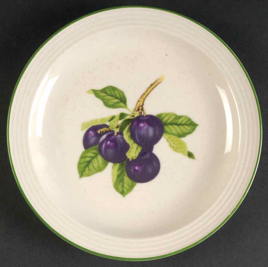Fruit Medley Plum Salad Plate by Studio Nova-1