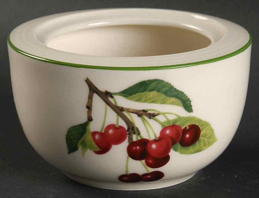 Fruit Medley Cherry Sugar Bowl No Lid by Studio Nova-1