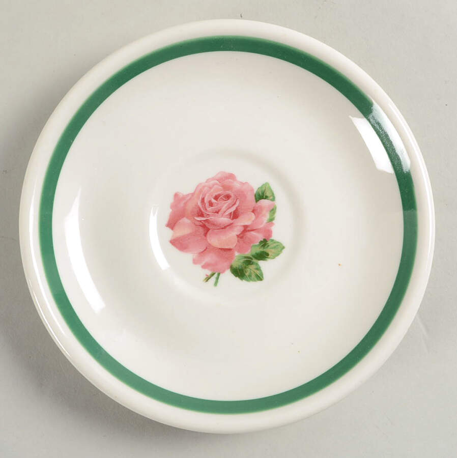 Wild Rose Saucer by Syracuse-1