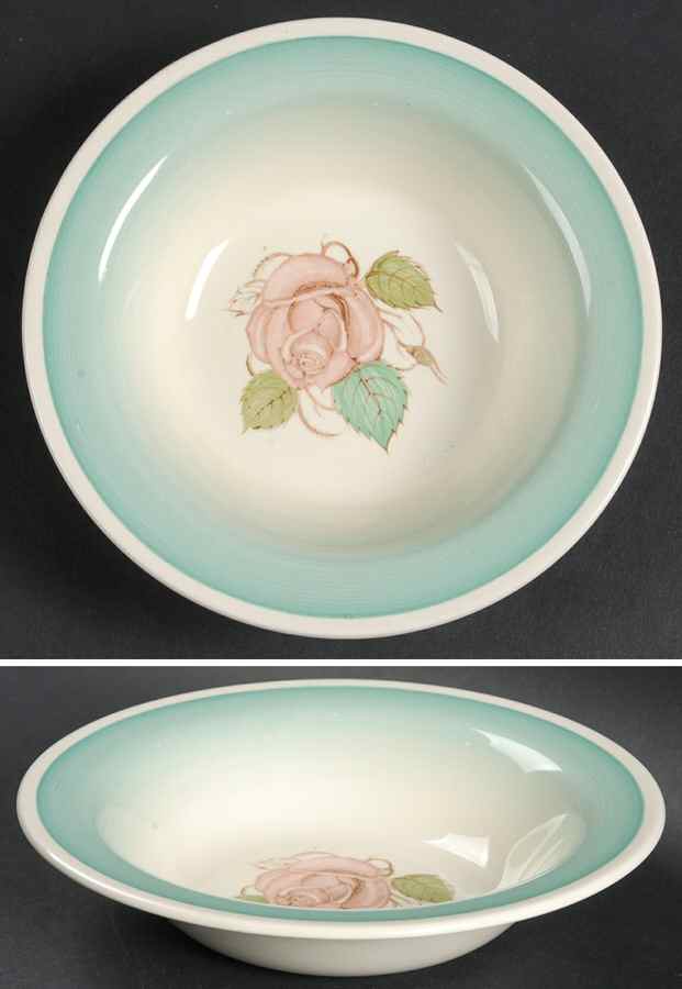 Patricia Rose Rim Cereal Bowl by Susie Cooper-1