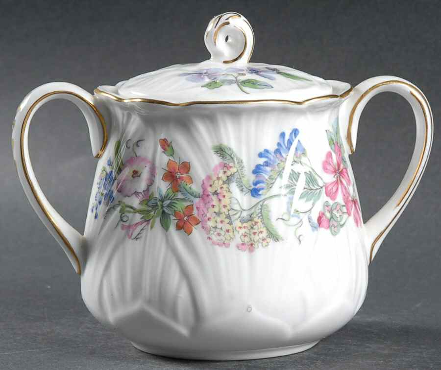 Hedgerow Sugar Bowl & Lid by Shelley-1