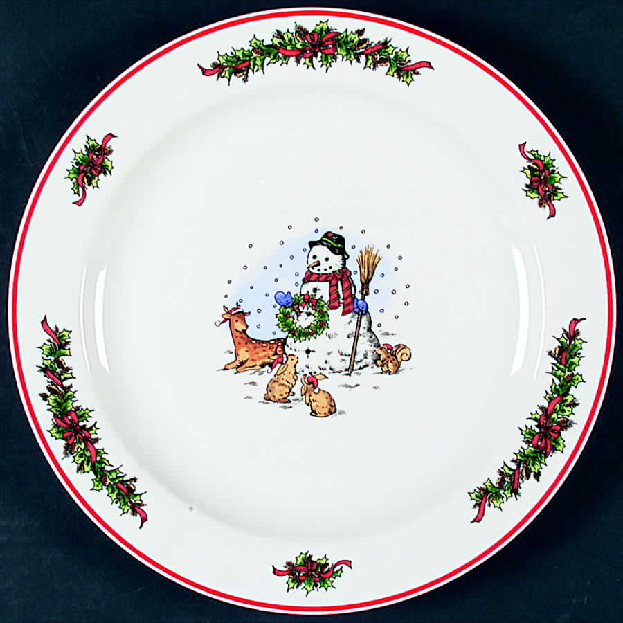 Snowman Dinner Plate by Salem-1