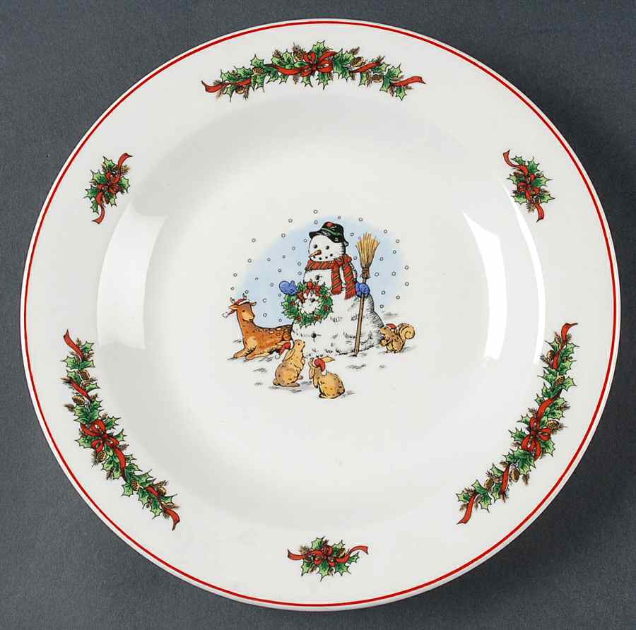 Snowman Salad Plate by Salem-1
