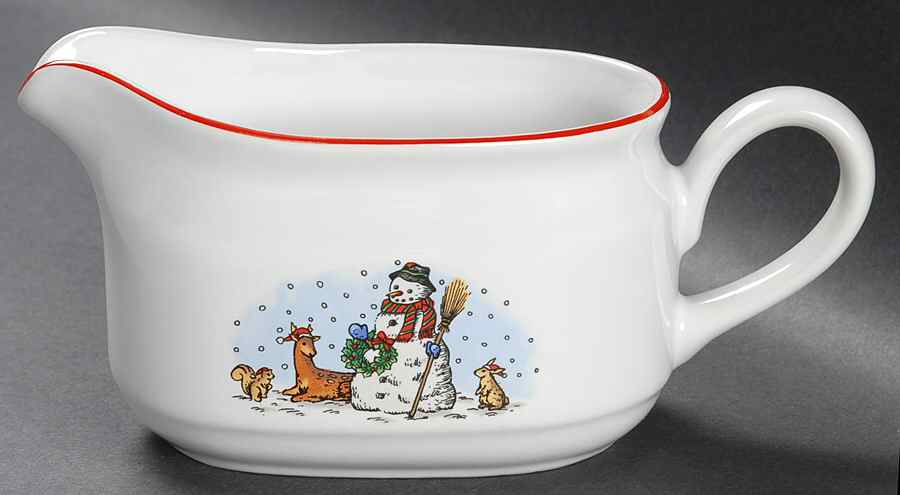 Snowman Gravy Boat by Salem-1