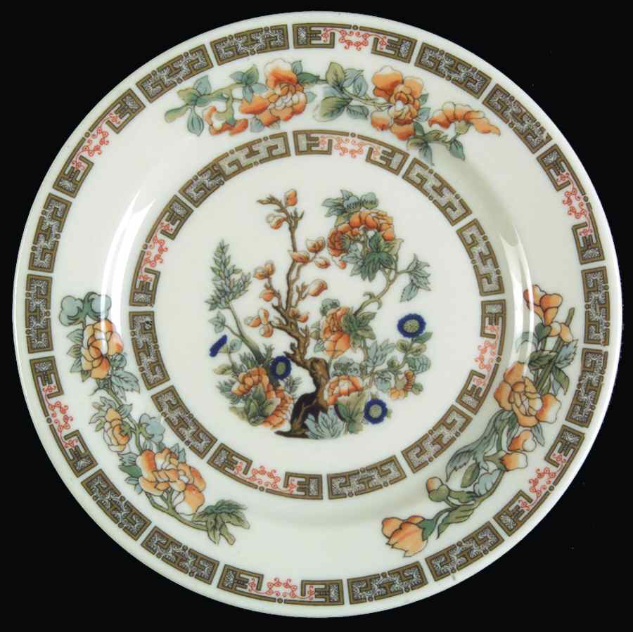 Indian Tree Orange Flowers Bread & Butter Plate by Syracuse-1