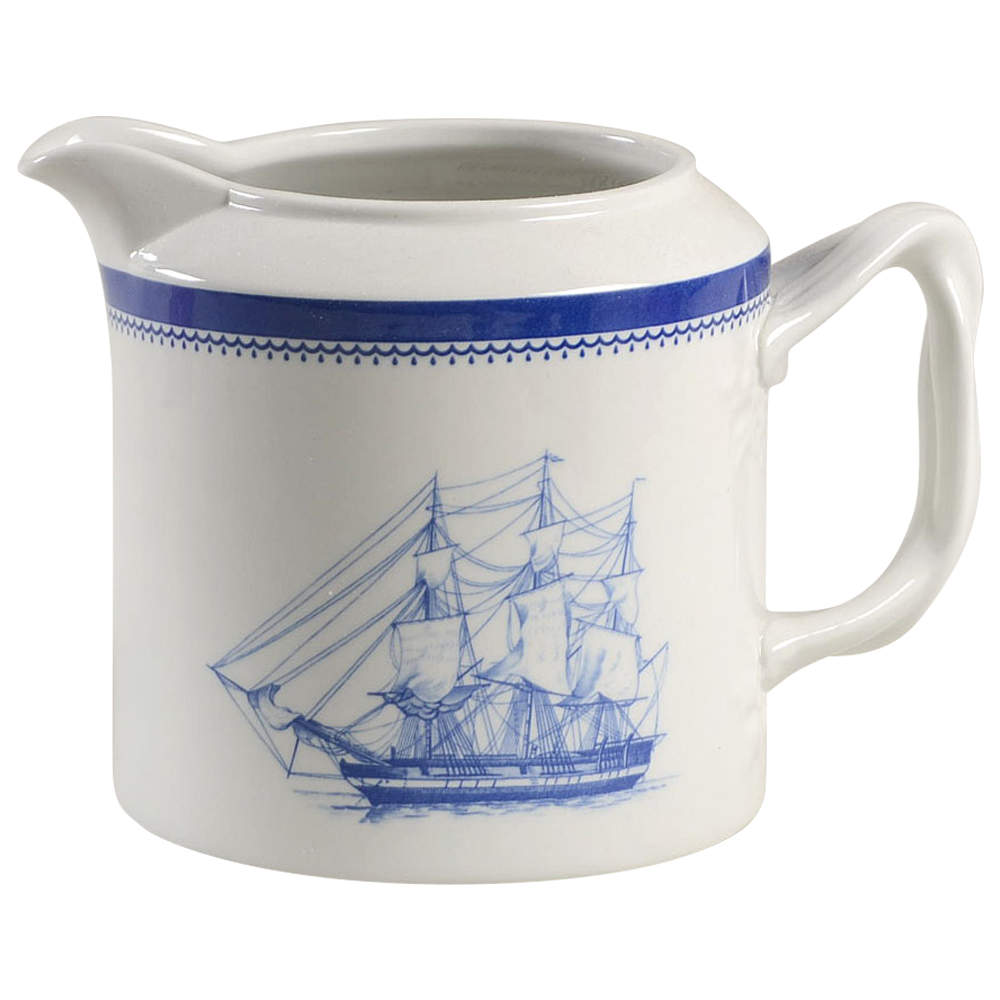 Blue Clipper Creamer by Spode-1