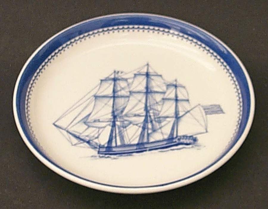 Blue Clipper Coaster by Spode-1