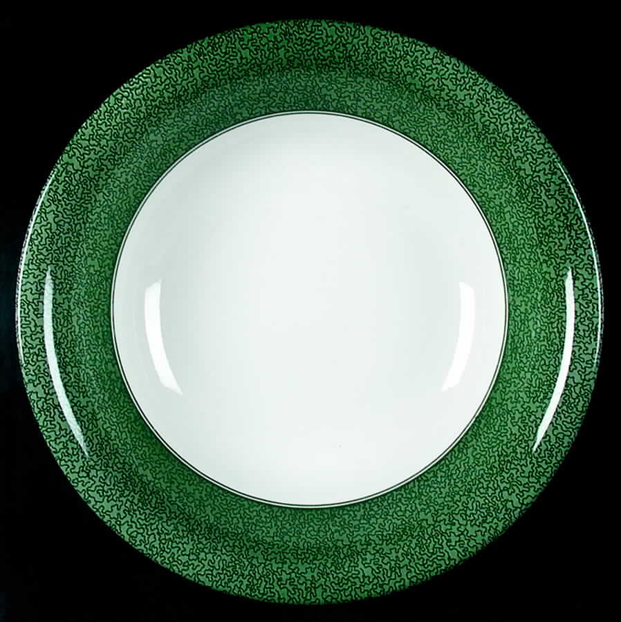 Vermicelli Green Coupe Cereal Bowl by Spode-1