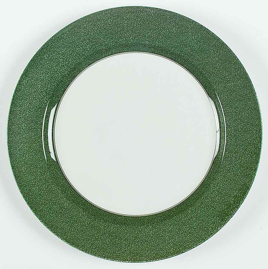 Vermicelli Green Service Plate (Charger) by Spode-1