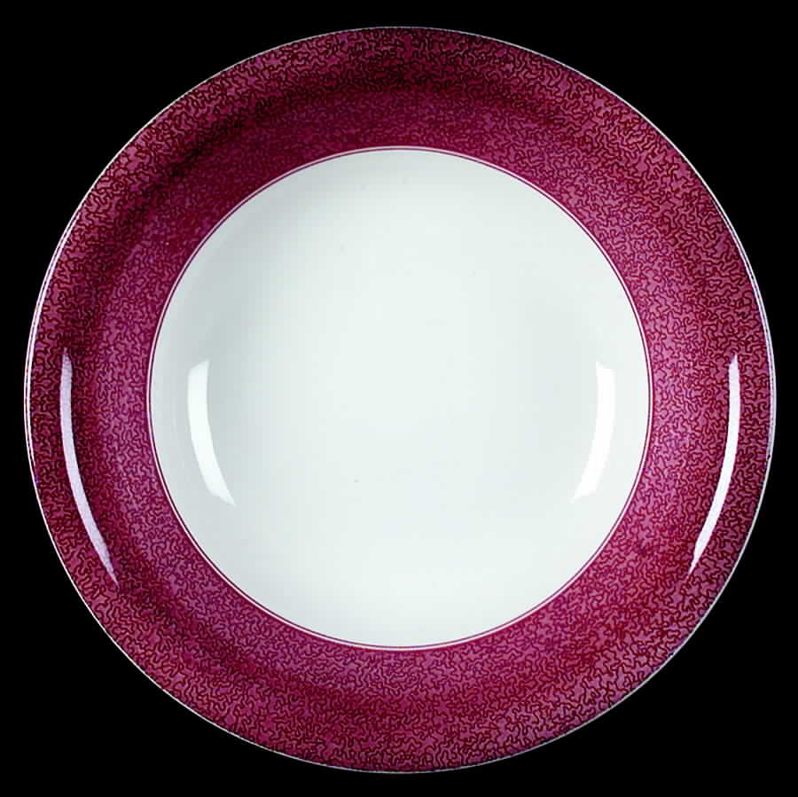 Vermicelli Red Coupe Cereal Bowl by Spode-1