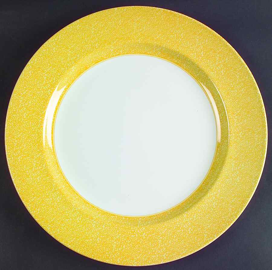 Vermicelli Yellow Service Plate (Charger) by Spode-1