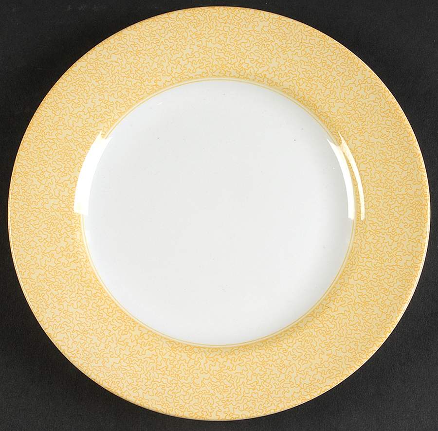 Vermicelli Yellow Salad Plate by Spode-1