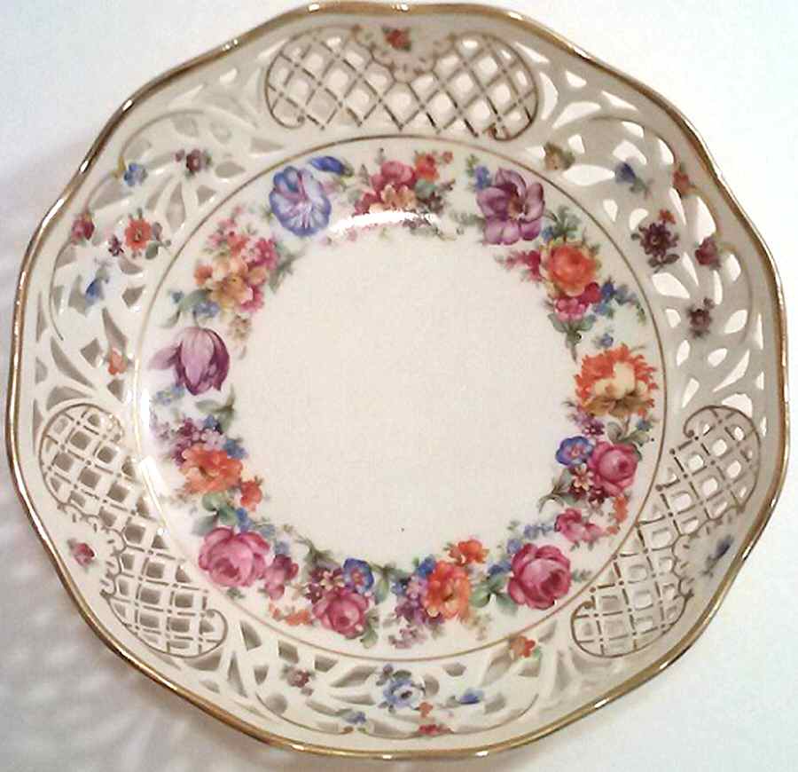 SCH156 7'' Pierced Round Bowl by Schumann - Bavaria-1