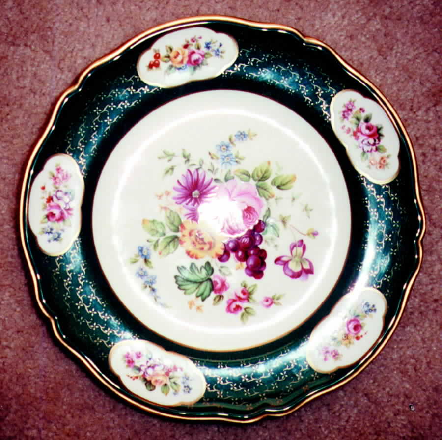 Edwardian Flower Series Dinner Plate by Spode-1