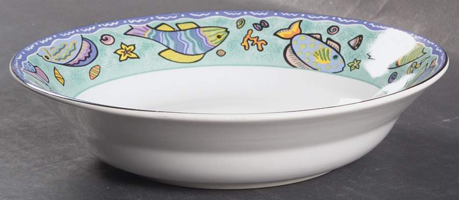 Caribbean Wave Coupe Soup Bowl by Sakura-1