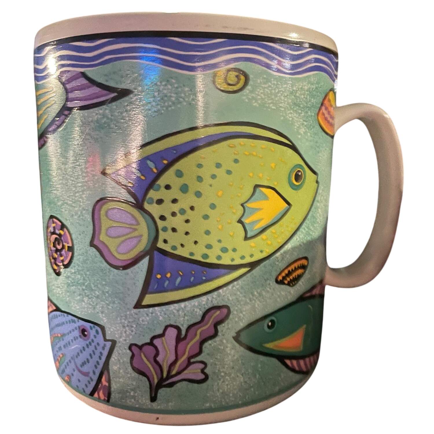 Caribbean Wave Jumbo Mug by Sakura-1