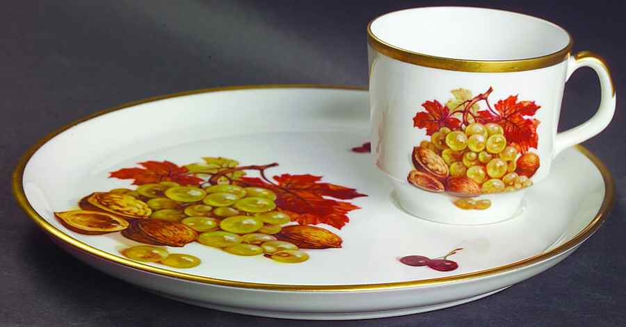 Harvest Snack Plate & Cup Set by Schumann - Bavaria-1