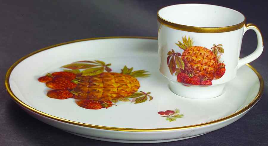 Harvest Snack Plate & Cup Set by Schumann - Bavaria-1