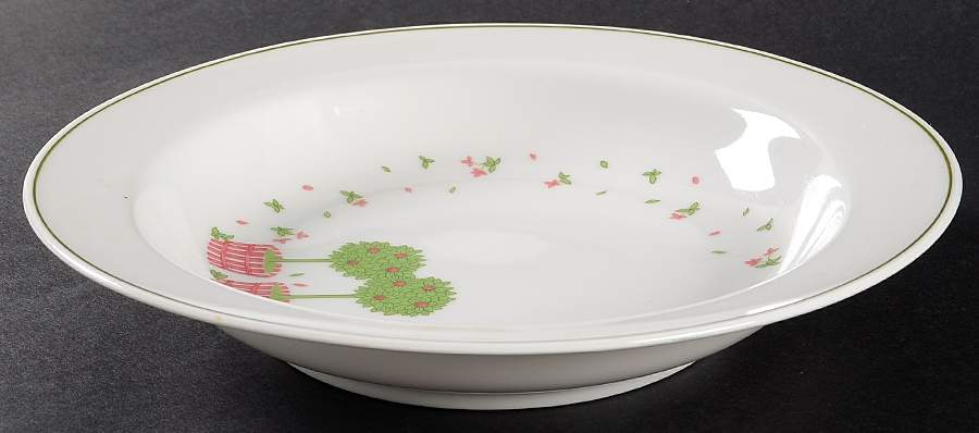 Topiary Rim Soup Bowl by Studio Nova-1