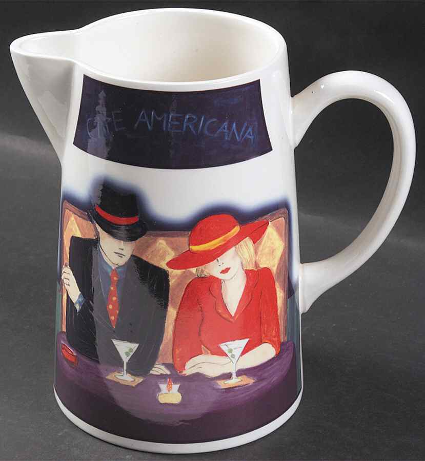 Cafe Americana 48 Oz Pitcher by Sango-1
