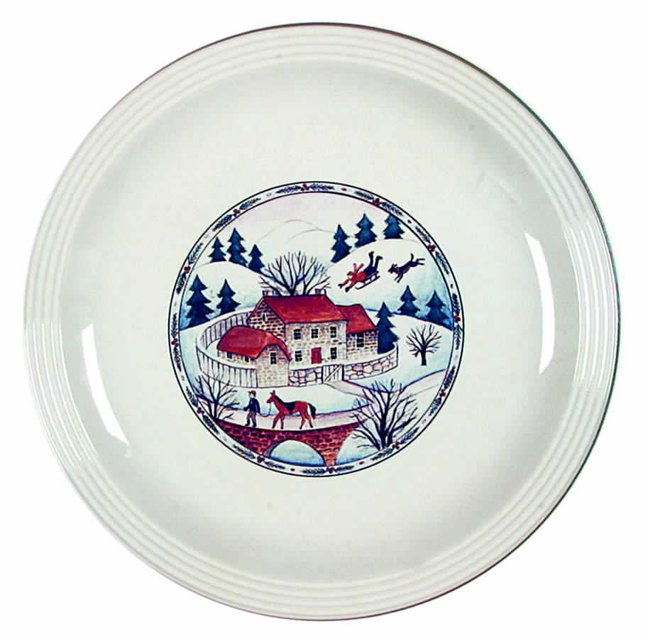 Seasons Winter Dinner Plate by Studio Nova-1