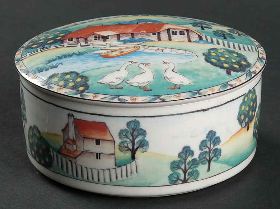 Seasons Summer Round Box & Lid by Studio Nova-1