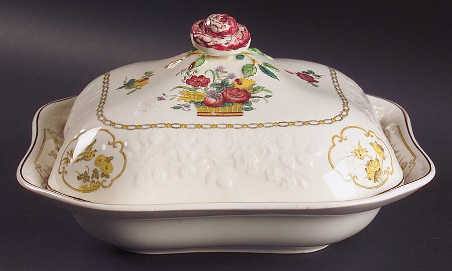 2-7199 Square Covered Vegetable by Spode-1