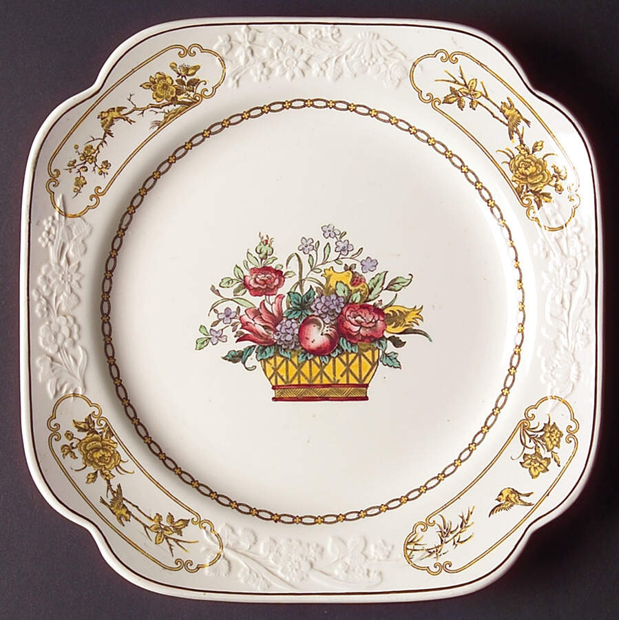 2-7199 Square Luncheon Plate by Spode-1