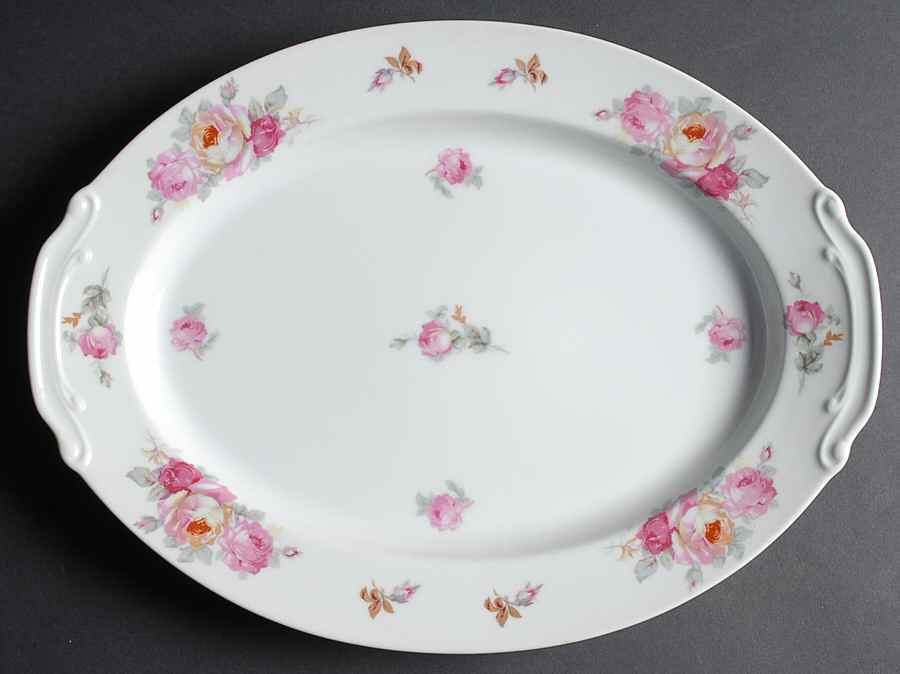 SAN33 16" Oval Serving Platter by Sango-1