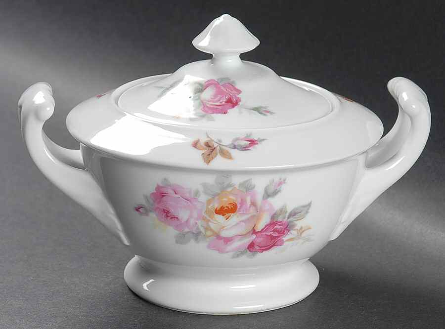 SAN33 Sugar Bowl & Lid by Sango-1