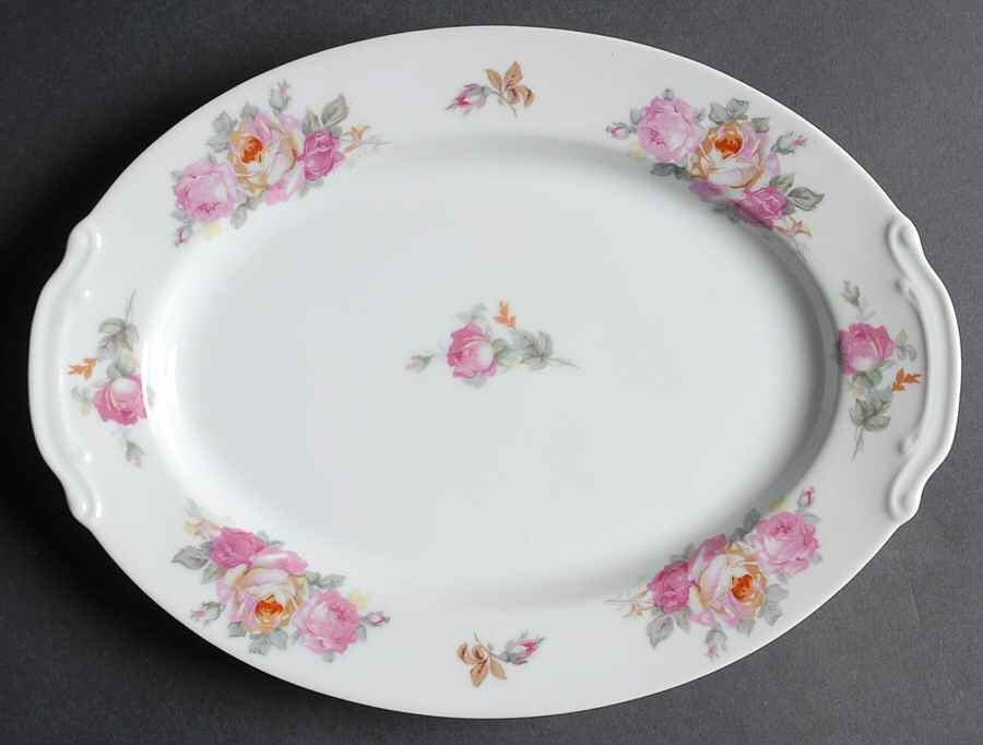 SAN33 12" Oval Serving Platter by Sango-1