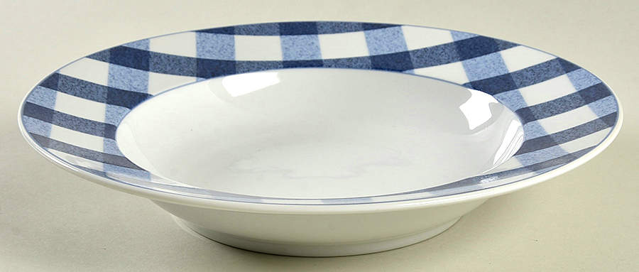 Picnic Blueberry Large Rim Soup Bowl by Studio Nova-1