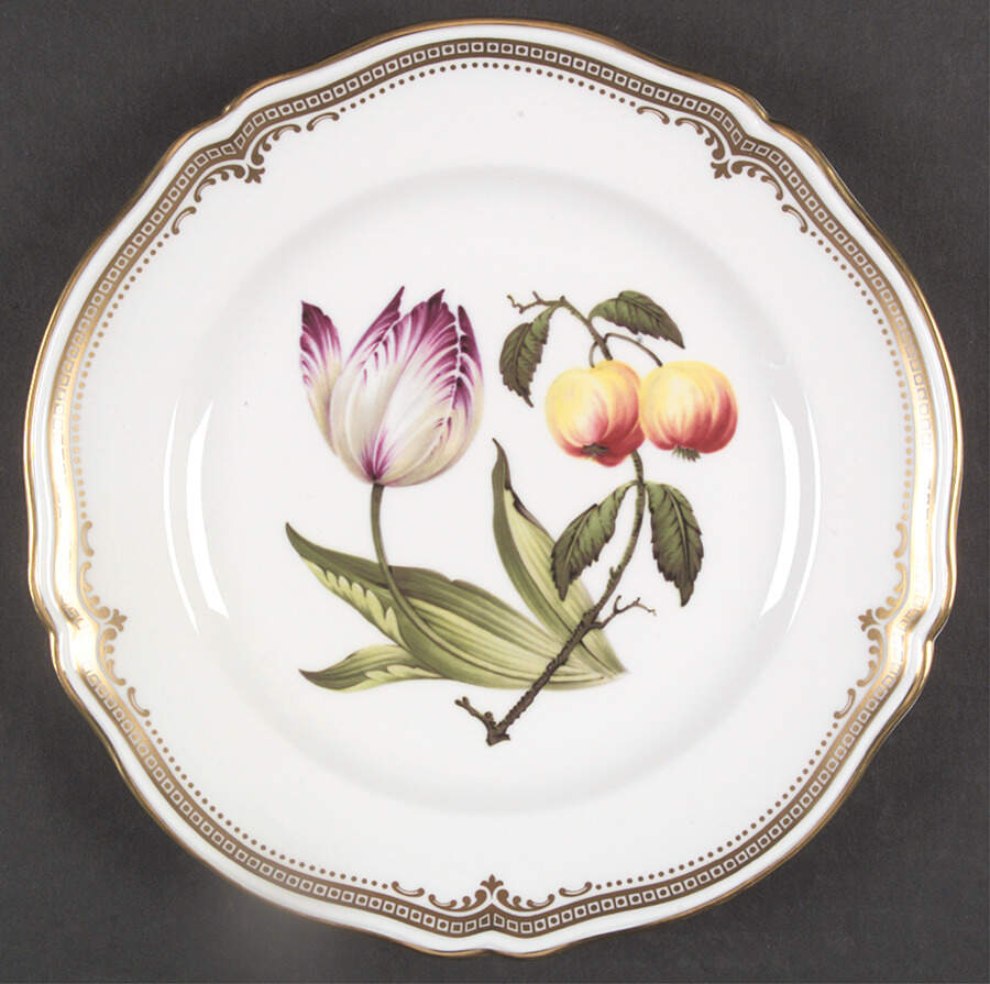 Fruit & Flower  Luncheon Plate by Spode-1