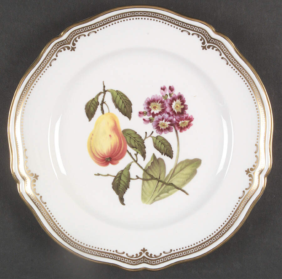 Fruit & Flower  Luncheon Plate by Spode-1