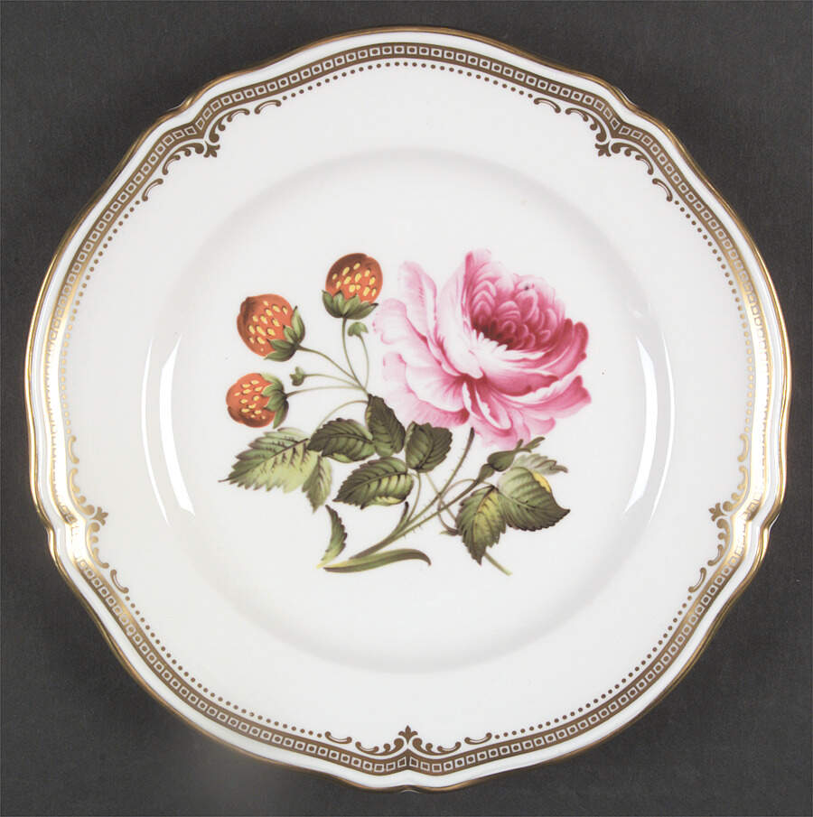 Fruit & Flower  Luncheon Plate by Spode-1