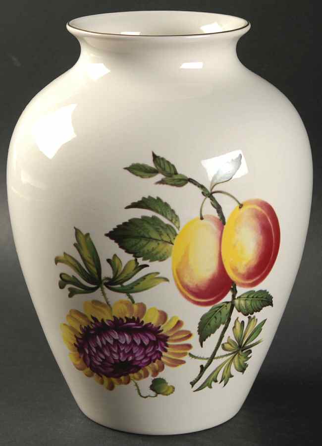 Fruit & Flower  7" Vase by Spode-1