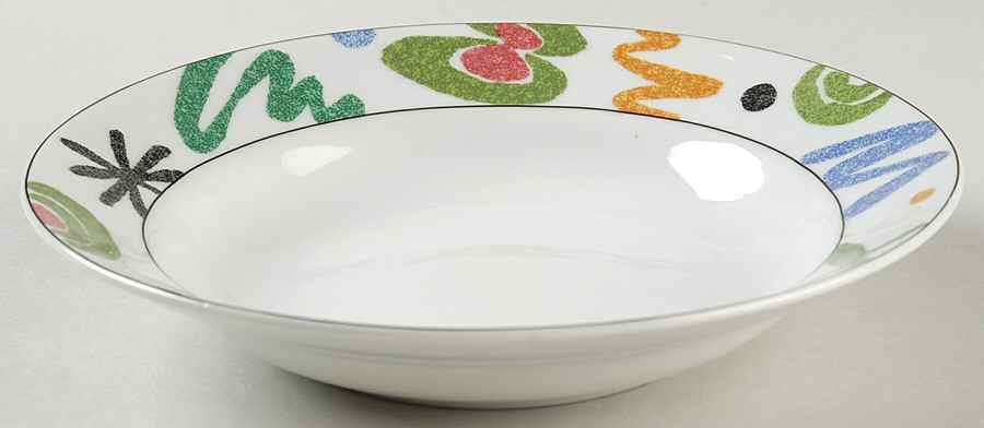 Color Vibe Rim Soup Bowl by Studio Nova-1