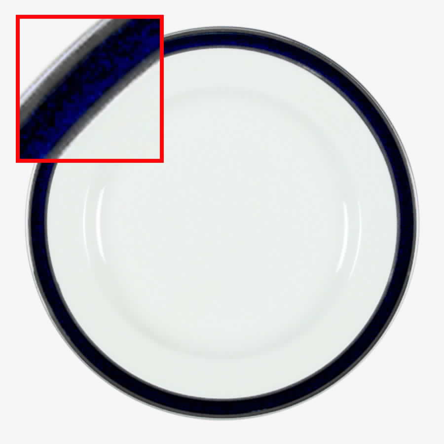 Cobalt & Platinum Salad Plate by Syracuse-1