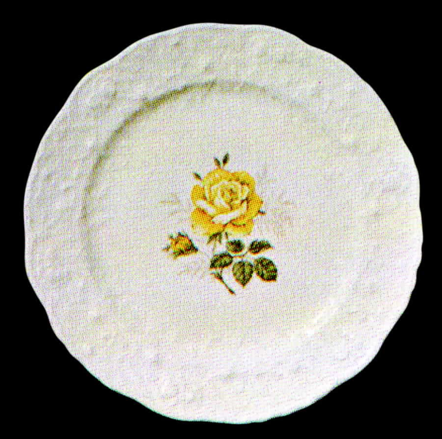 Sunny Yellow Rose Dinner Plate by Steubenville-1
