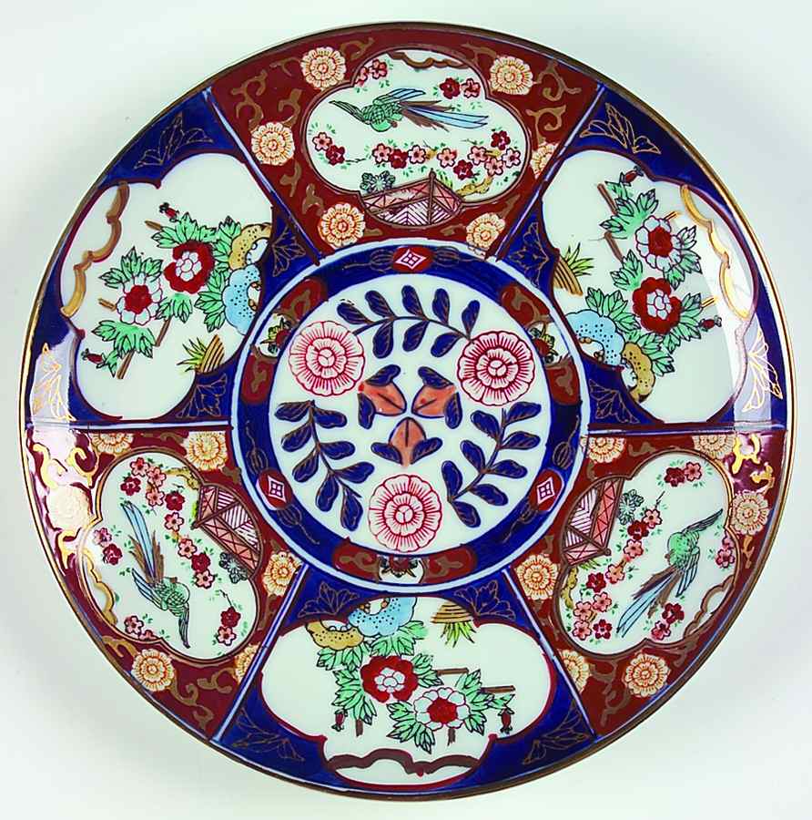 Gold Imari Plate Wall by Sadek-1