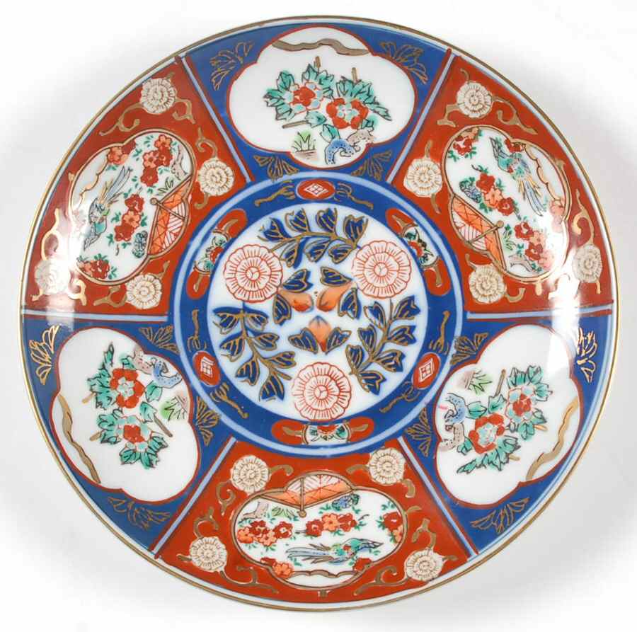 Gold Imari Salad Plate by Sadek-1