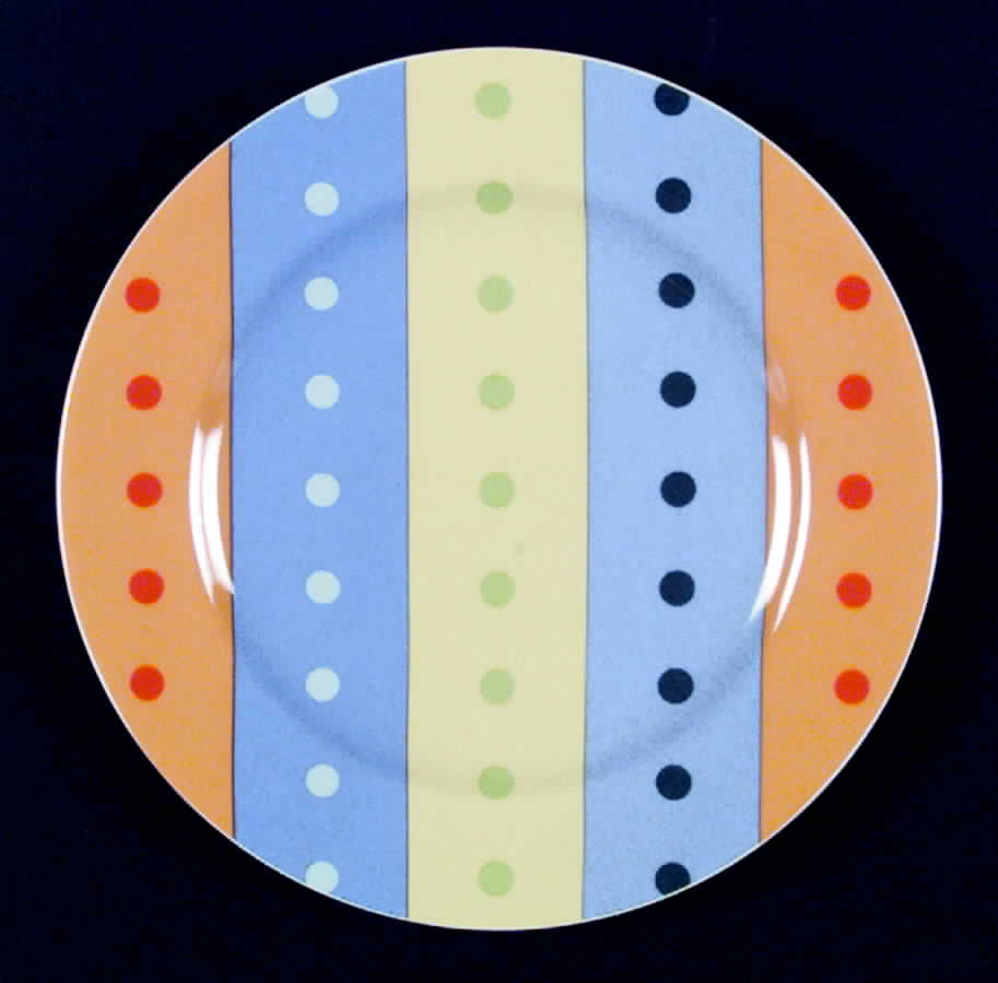 Stripes Salad Plate by Swid Powell-1