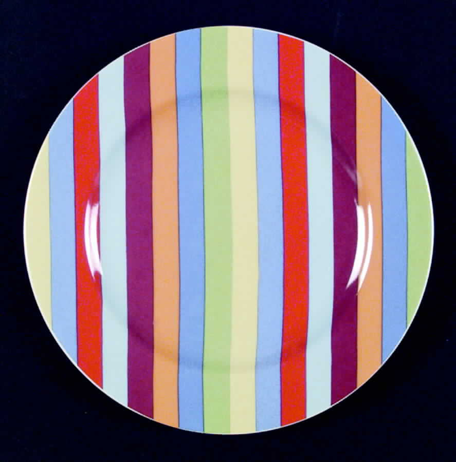 Stripes Salad Plate by Swid Powell-1