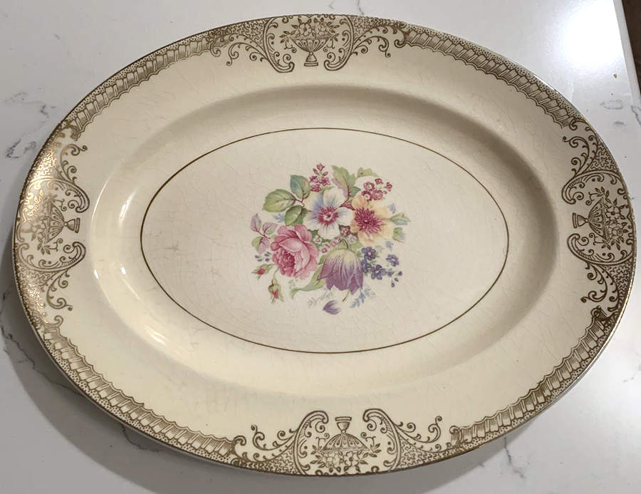 STT122 12" Oval Serving Platter by Stetson-1