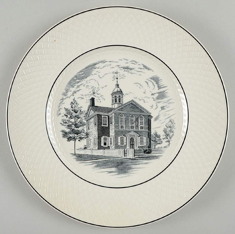 Famous In American History Dinner Plate by Spode-1