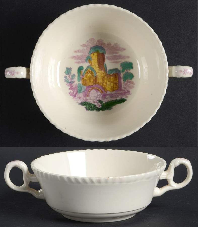 2-8207 Flat Cream Soup Bowl by Spode-1