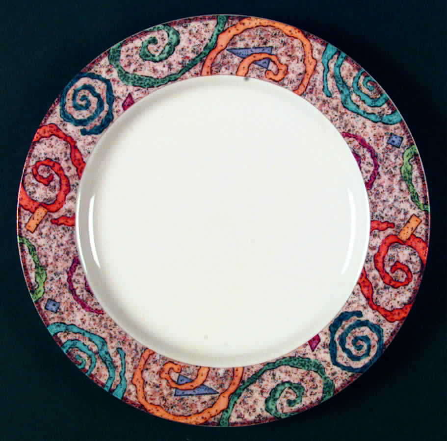 Spectrum Dinner Plate by Sakura-1