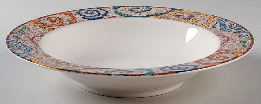 Spectrum Large Rim Soup Bowl by Sakura-1